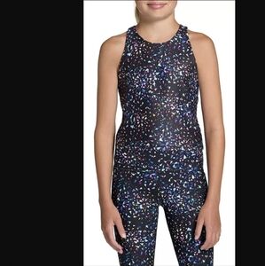 NWT Girls Bra Tank And Leggings Set